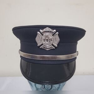 Rift County New York 115 Dress Uniform Cap With Badge Size 7 1/2